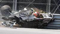 Kubica crash 2007 Canadian GP