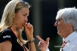 Carmen Jordá met Bernie Ecclestone / 2015