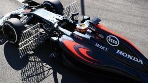 Stoffel Vandoorne (BEL) McLaren MP4-31 with aero sensors at Formula One Testing, Day Two, Silverstone, England, Wednesday 13 July 2016. © Sutton Images