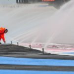 Marshal AKA Rain Man at Pirelli Formula One Wet Test, Day Two, Paul Ricard, France, 26 January 2016. © Sutton Motorsport Images